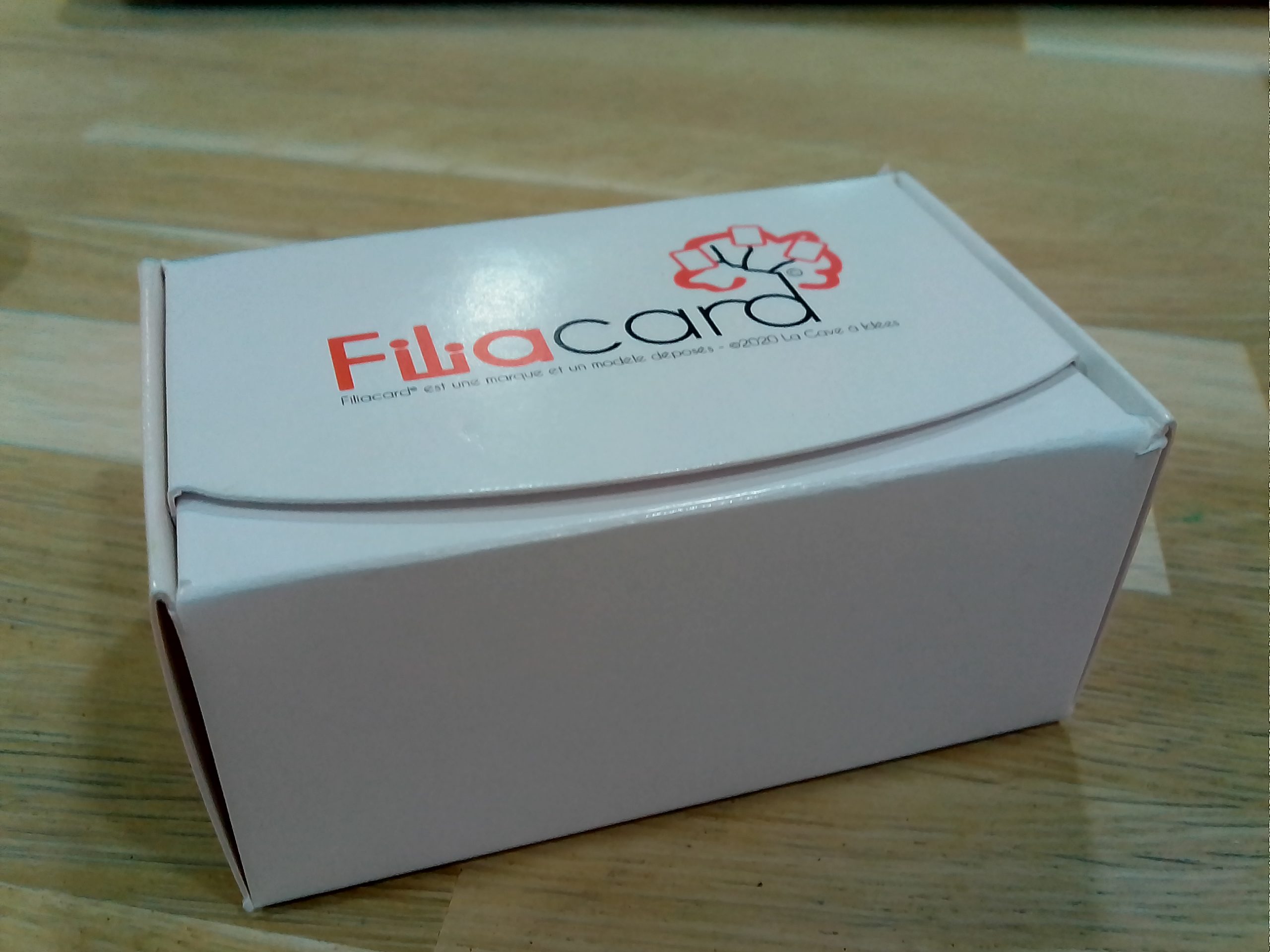 Boîte de cartes Filiacard
