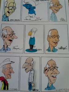 Caricatures à la manière des plus grands